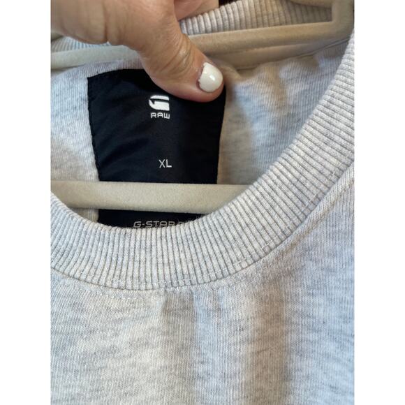G Star Raw quilted sleeve crewneck sweatshirt size extra large - Picture 3 of 9
